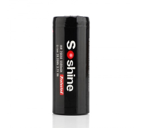 Акумулятор Soshine 26650 5500mAh 1шт Акумулятор Soshine 26650 5500mAh 1шт