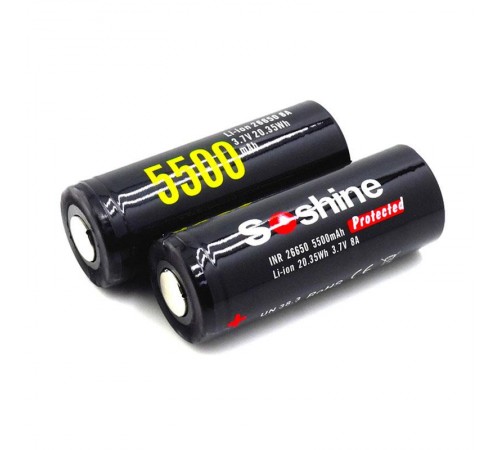 Акумулятор Soshine 26650 5500mAh 1шт Акумулятор Soshine 26650 5500mAh 1шт
