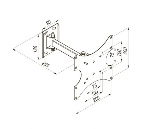 Кронштейн KSL Simpler 26ET (VESA200х200)
