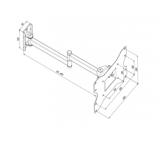 Кронштейн KSL Simpler 27ET (VESA200х200)