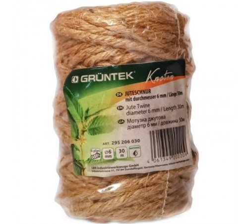 Шпагат джутовий Gruntek 6 мм х 30 м (295206030)