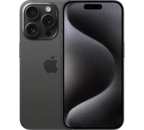 Смартфон Apple iPhone 15 Pro 256GB e-Sim Black Titanium (Відновлений / Близький до ідеального)