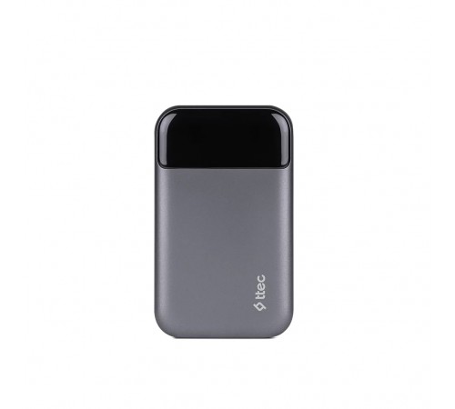 Універсальна мобільна батарея Ttec 10000mAh ReCharger Pro LCD PD 30W Space Gray (2BB214UG)