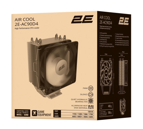 Кулер процесорний 2E Gaming Air Cool (2E-AC90D4)