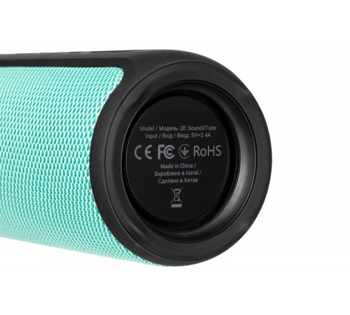 Акустична система 2E SoundXTube TWS MP3 Wireless Waterproof Turquoise (2E-BSSXTWTQ)