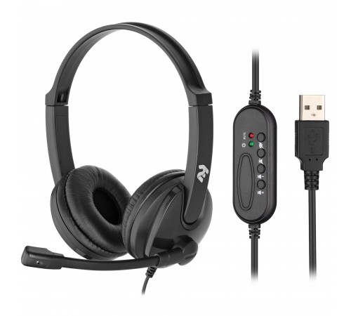 Гарнітура 2E CH12 USB Black (2E-CH12SU)