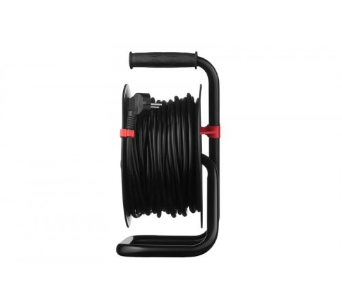 Мережевий подовжувач на котушці 2E 4XSchuko, ІР20, 3G*1.5мм, 20м, black (2E-CR4315IP20M20)