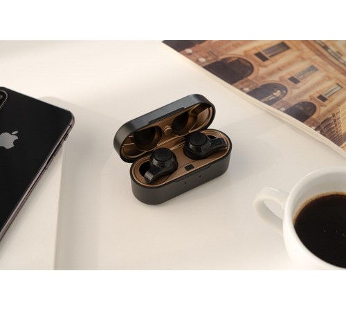 Bluetooth-гарнітура 2E Novem Pro Black (2E-EBTWNPBK)