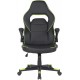 Крісло для геймерів 2E Gaming Hebi Black/Green (2E-GC-HEB-BK)