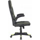 Крісло для геймерів 2E Gaming Hebi Black/Green (2E-GC-HEB-BK)