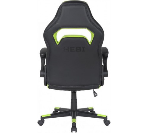 Крісло для геймерів 2E Gaming Hebi Black/Green (2E-GC-HEB-BK)