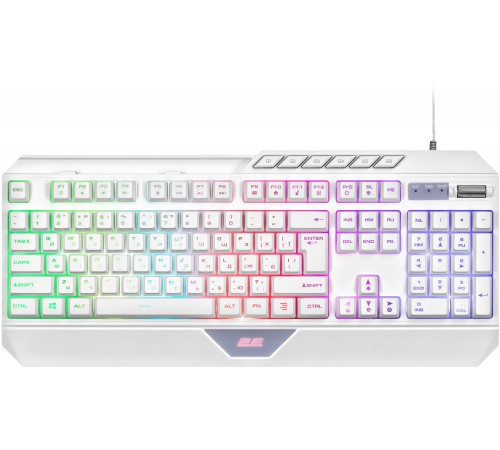Клавіатура 2E Gaming KG315 RGB USB White Ukr (2E-KG315UWT)