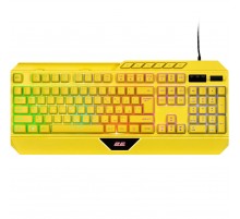 Клавіатура 2E Gaming KG315 RGB USB Yellow Ukr (2E-KG315UYW)