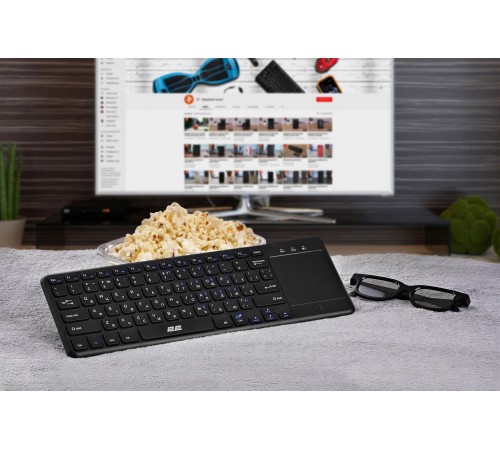 Клавіатура бездротова 2E KT100 WL Ukr Black (2E-KT100WB_UA)