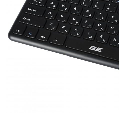 Клавіатура бездротова 2E KT100 WL Ukr Black (2E-KT100WB_UA)