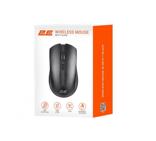 Миша бездротова 2E MF217 WL Black (2E-MF217WB)