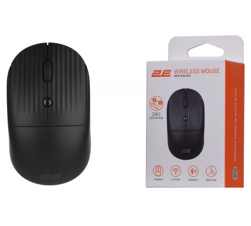 Миша бездротова 2E MF218 Silent Black (2E-MF218WBK)