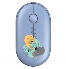 Миша бездротова 2E MF300 Flora Mallow Silent WL BT Blue (2E-MF300WFLORABL)