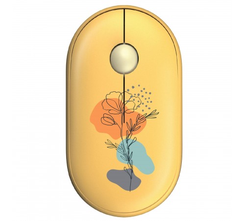Миша бездротова 2E MF300 Flora Poppy Silent WL BT Yellow (2E-MF300WFLORAYW)