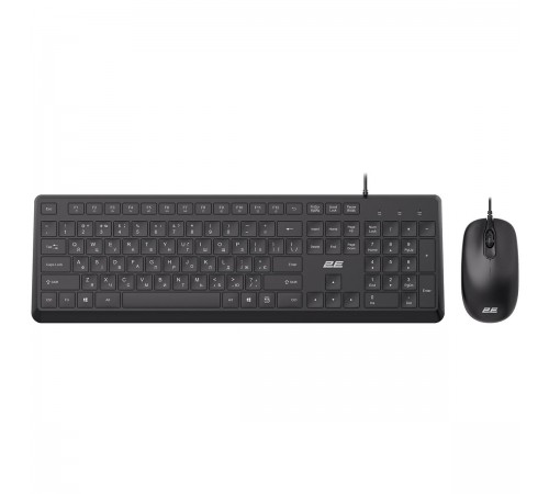 Комплект (клавіатура, миша) 2E MK405 Black (2E-MK405UBK_UA) Комплект (клавіатура, миша) 2E MK405 Black (2E-MK405UBK_UA)