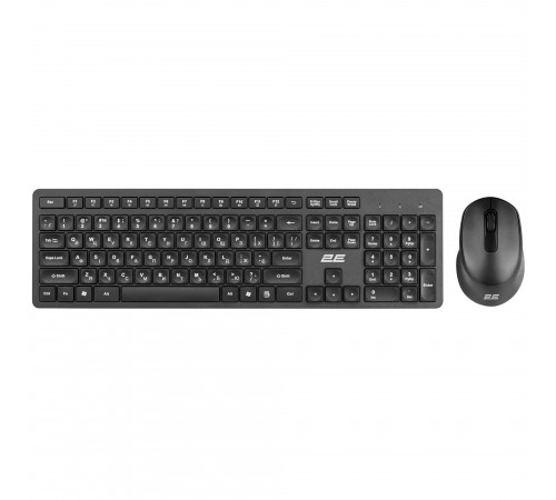 Комплект (клавіатура, мишка) бездротовий 2E MK420 (2E-MK420WB) Black