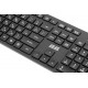 Комплект (клавіатура, мишка) бездротовий 2E MK420 (2E-MK420WB) Black