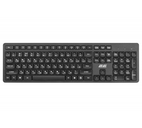 Комплект (клавіатура, мишка) бездротовий 2E MK420 (2E-MK420WB) Black