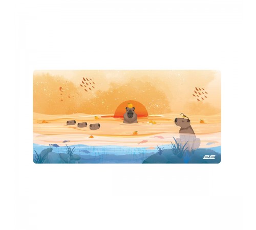 Ігрова поверхня 2E Capybarra L Yellow (2E-PAD-L-CAPY-YELLOW)