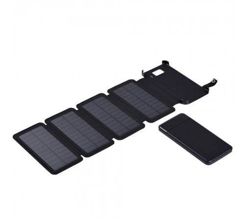 Універсальна мобільна батарея 2E Solar 8000mAh Black (2E-PB814-BLACK)