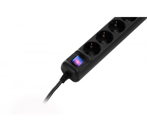 Фільтр живлення 2Е (2E-U05ES15M1.5BK) 5хSchuko, 1.5 м, чорний