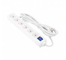 Фільтр живлення 2E (2E-U06ESM3WH) 6 розеток, 3 м, White