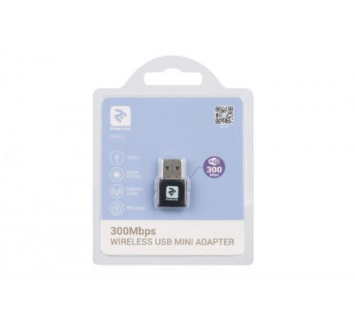 Бездротовий адаптер 2E PowerLink WR812 (N300, USB 2.0) (2E-WR812) Бездротовий адаптер 2E PowerLink WR812 (N300, USB 2.0) (2E-WR812)
