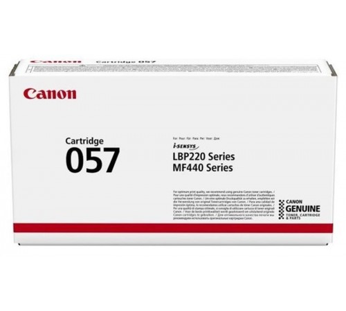 Картридж Canon 057 LBP223dw/226dw/228x/MF443dw/445dw/446x/449x Black (3009C002)
