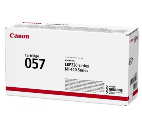 Картридж Canon 057 LBP223dw/226dw/228x/MF443dw/445dw/446x/449x Black (3009C002)