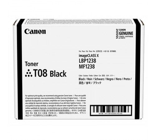 Картридж Canon T08 Black (3010C006AA)