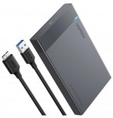 Зовнішня кишеня Ugreen для 2.5" HDD/SSD USB 3.0 US221 Black (30848)