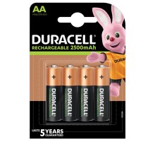 Акумулятор Duracell DX1500 Ni-MH AA/HR06 2500 mAh BL 4шт