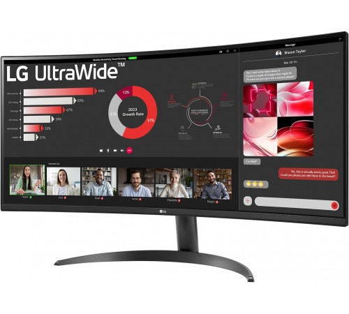 Монітор LG 34" UltraWide 34WR50QK-B IPS Black 100Hz Curved