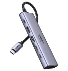 USB-хаб Ugreen CM511 USB 3.2 Type-C - 2xUSB 3.0, HDMI, 2xUSB Type-C PD (35999)