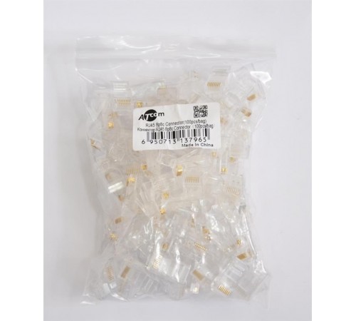 Конектор Atcom (3796) RJ45 (100 шт/уп) Конектор Atcom (3796) RJ45 (100 шт/уп)