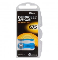 Батарейка Duracell Activair 675 BL 6 шт (для слухових апаратів)