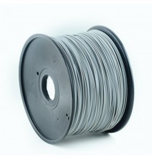 Філамент пластик Gembird (3DP-ABS1.75-01-GR) для 3D-принтера, ABS, 1.75 мм, сiрий, 1кг