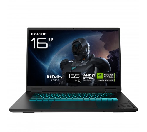 Ноутбук Gigabyte Gaming A16 (3THK3UA894SD) Black Steel