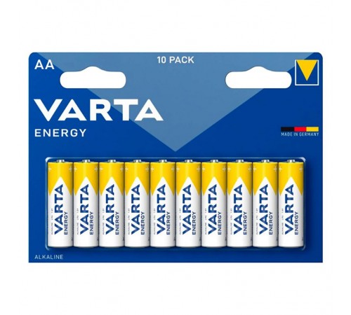 Батарейки Varta Energy AA/LR06 блістер 10шт (4008496674398)
