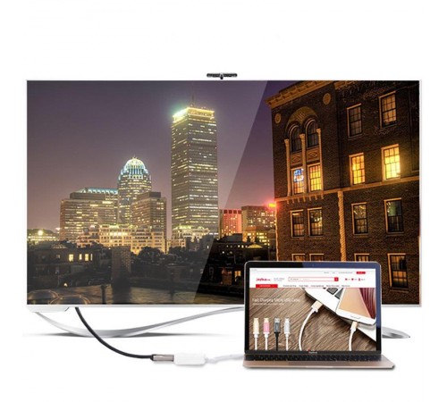 Адаптер Ugreen HDMI - USB Type-C (F/M), White (40273)