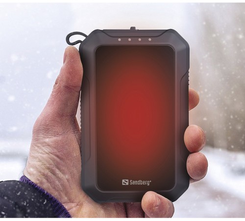 Універсальна мобільна батарея Sandberg Hand Warmer Powerbank 10000mAh Black (420-65)