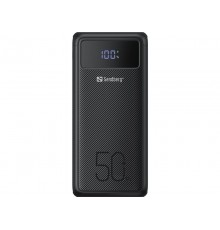 Універсальна мобільна батарея Sandberg Powerbank 50000mAh, USB-C PD 130W, Black (420-75)
