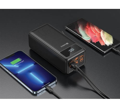 Універсальна мобільна батарея Sandberg Powerbank 50000mAh, USB-C PD 130W, Black (420-75)
