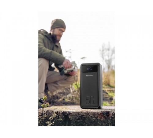 Універсальна мобільна батарея Sandberg Powerbank 50000mAh, USB-C PD 130W, Black (420-75)