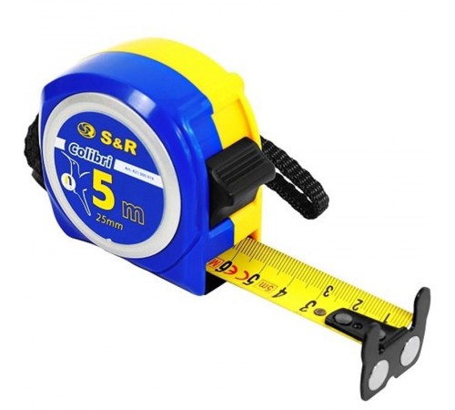 Рулетка S&R Colibri 5x19 мм (421505019)